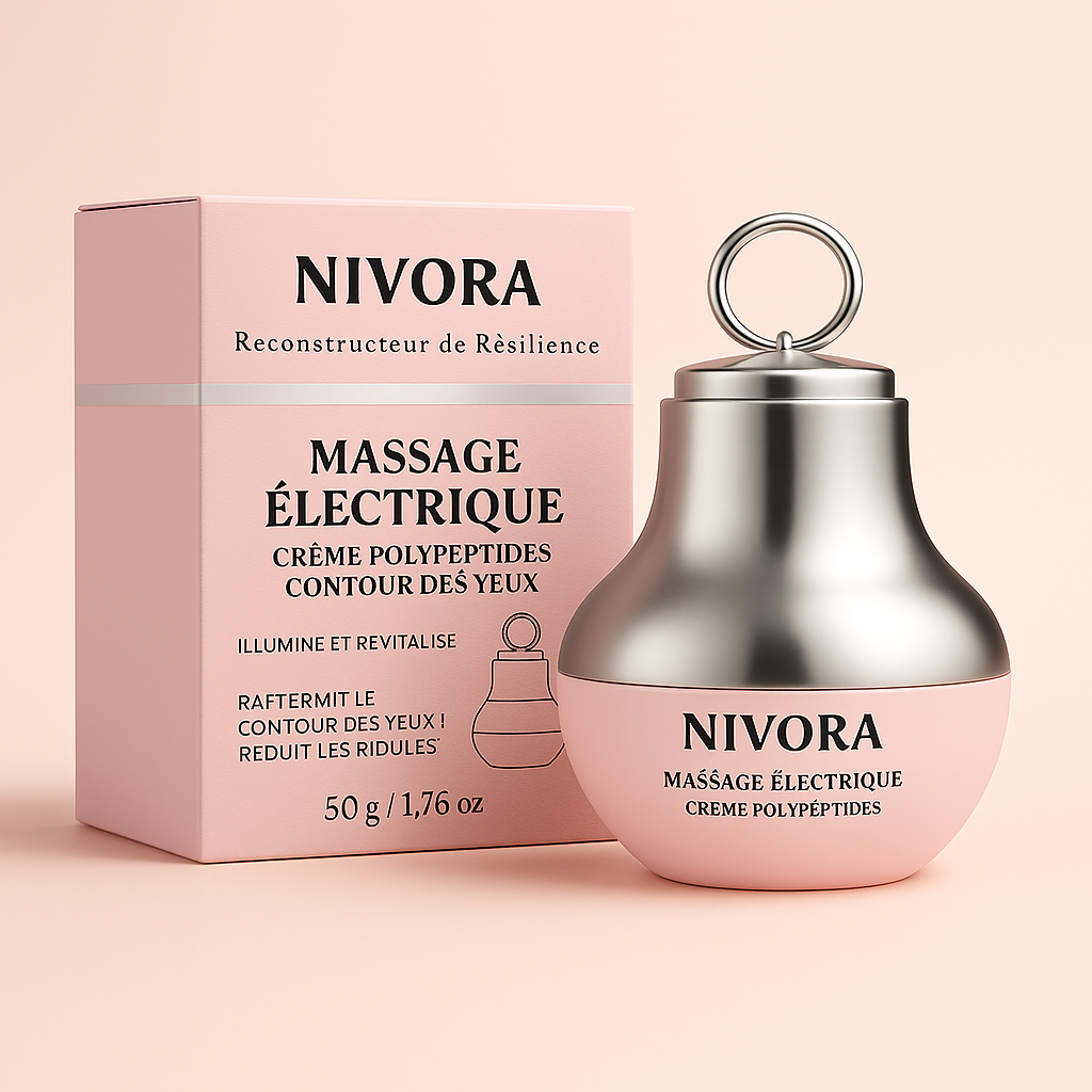 NIVORA – Crème Yeux Raffermissante & Anti-Cernes Naturelle