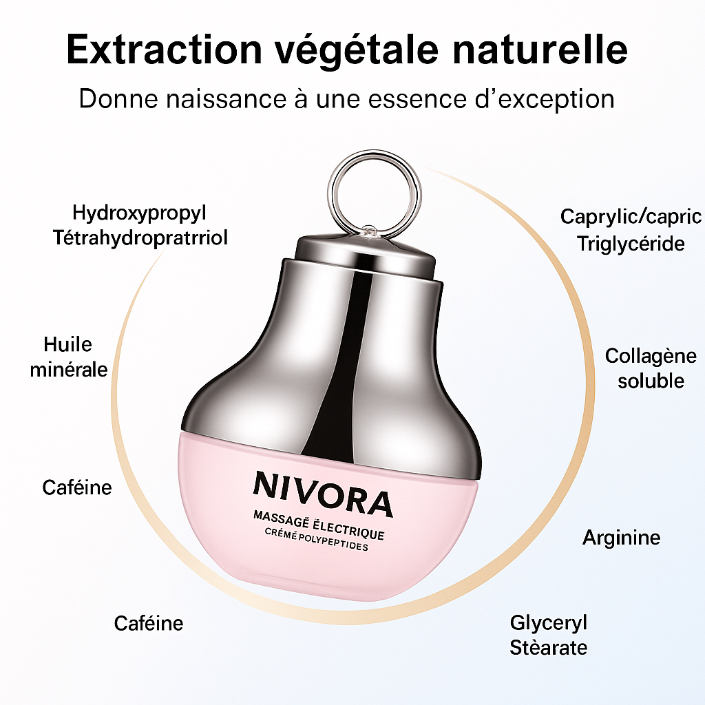 NIVORA – Crème Contour des Yeux Led 2 en 1- Anti-Cernes et Raffermissante